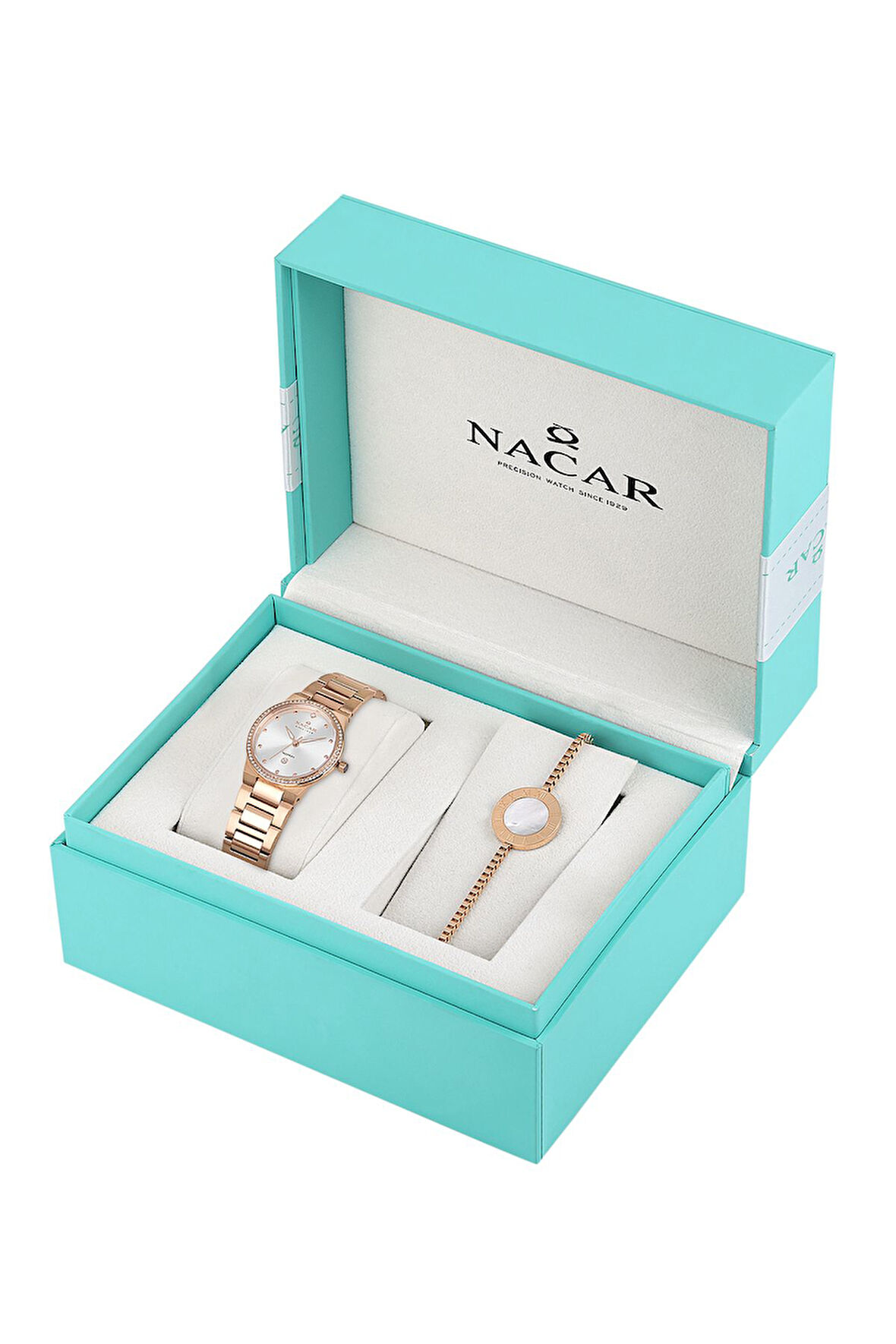 SAFİR CAM ROSE KADIN KOL SAATİ NC34-39B647-RSMS-SET