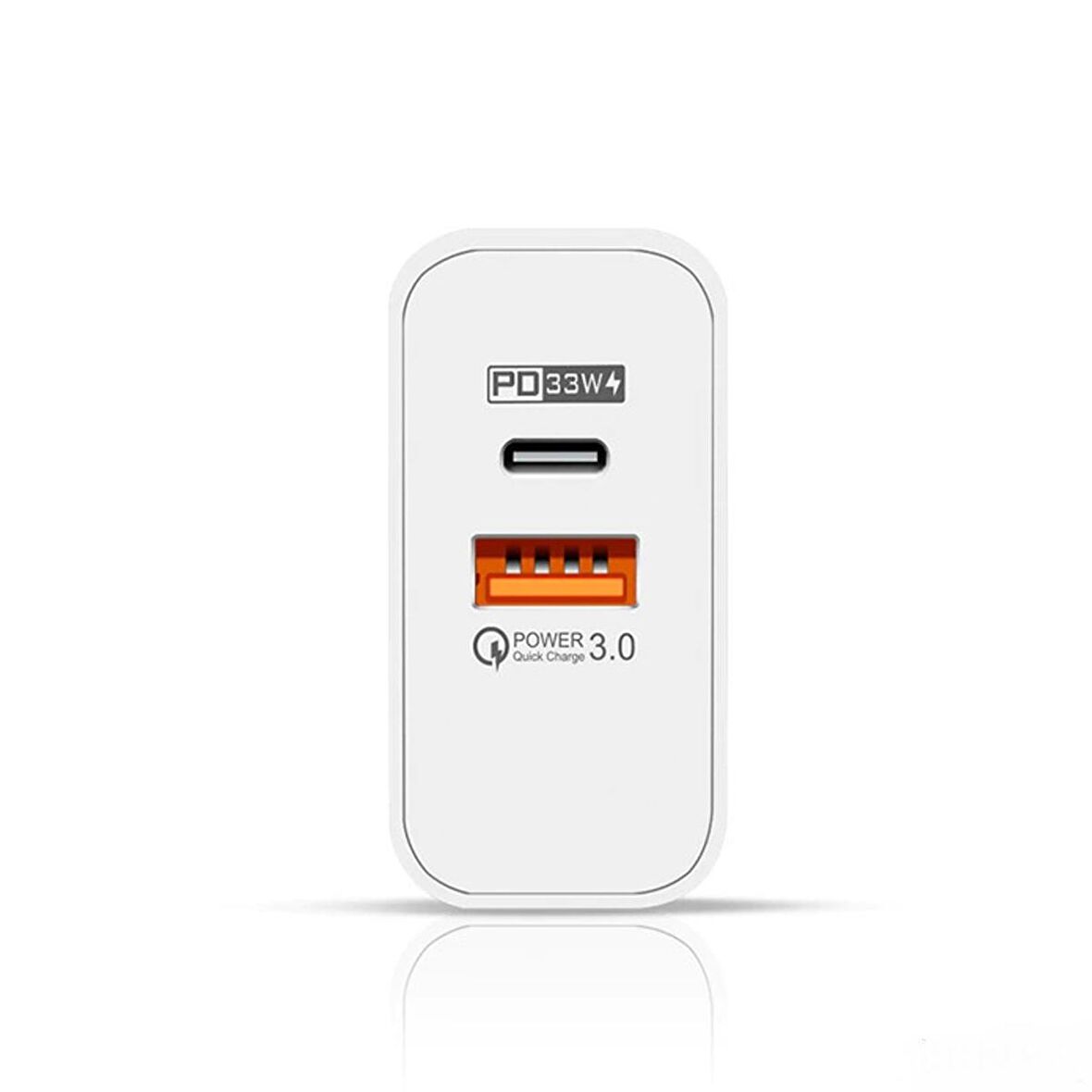 Global 65W UsbA + PD 33W Type-C Çift Çıkışlı Quick Charger 3.0 Hızlı Şarj Aleti Başlığı