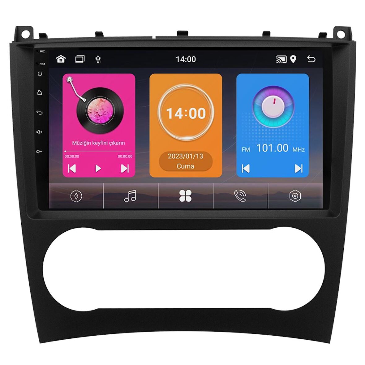 Mercedes C Serisi W203 Android Multimedya Sistemi (2005-2007) CRV-4341XAA