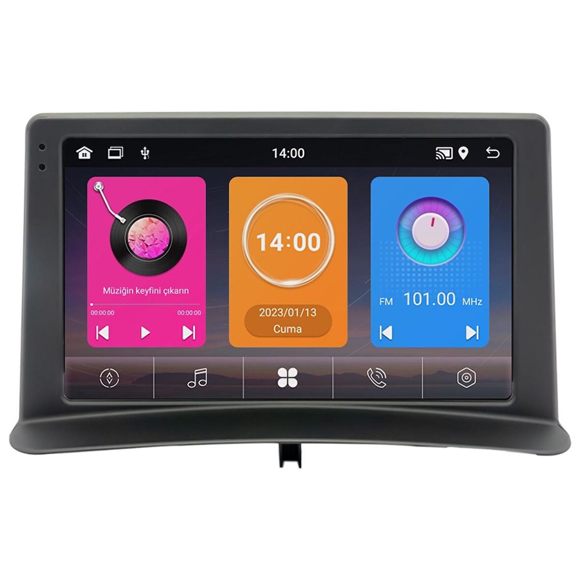 Renault Clio 3 Android Multimedya Sistemi (2008-2012) CRV-4451XAA