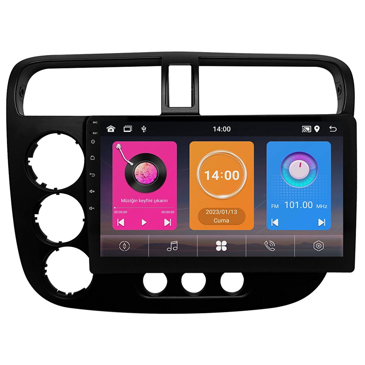 Honda Civic VTEC 2 Android Multimedya Sistemi CRV-4792XAA