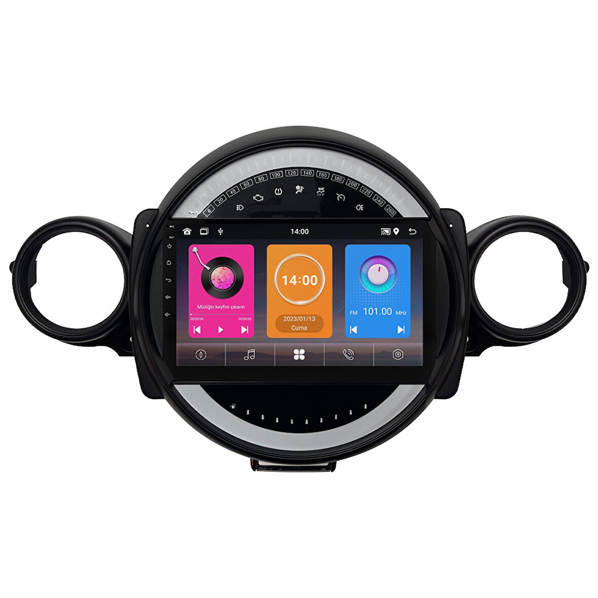 Mini Cooper Android Multimedya Sistemi (2007-2011) CRV-4770XAA