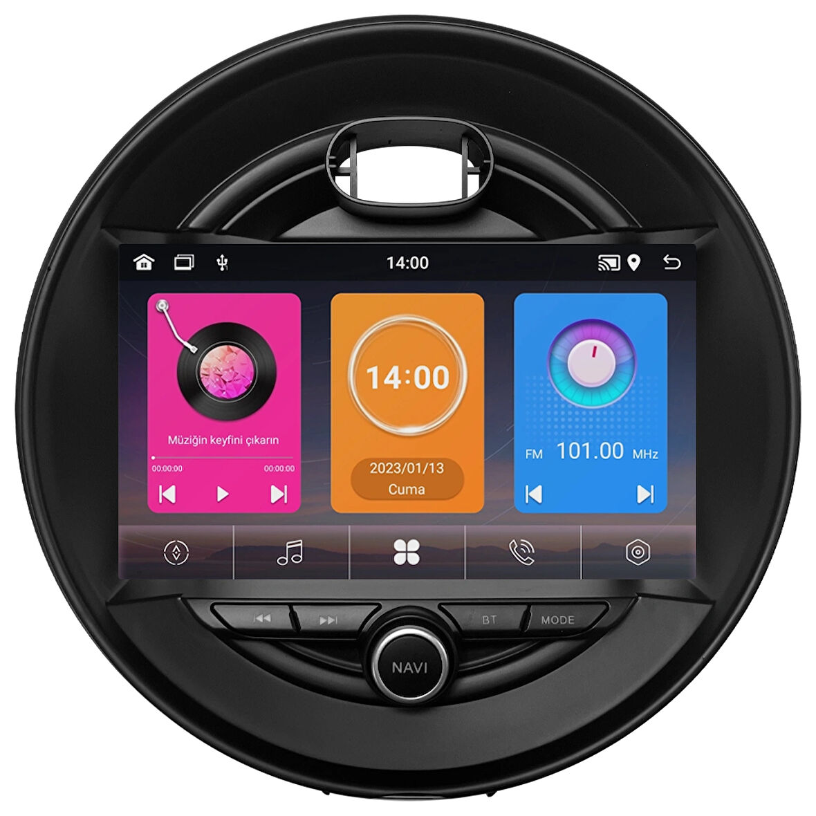 Mini Cooper Android Multimedya Sistemi (2013-2017) CRV-4771XAA