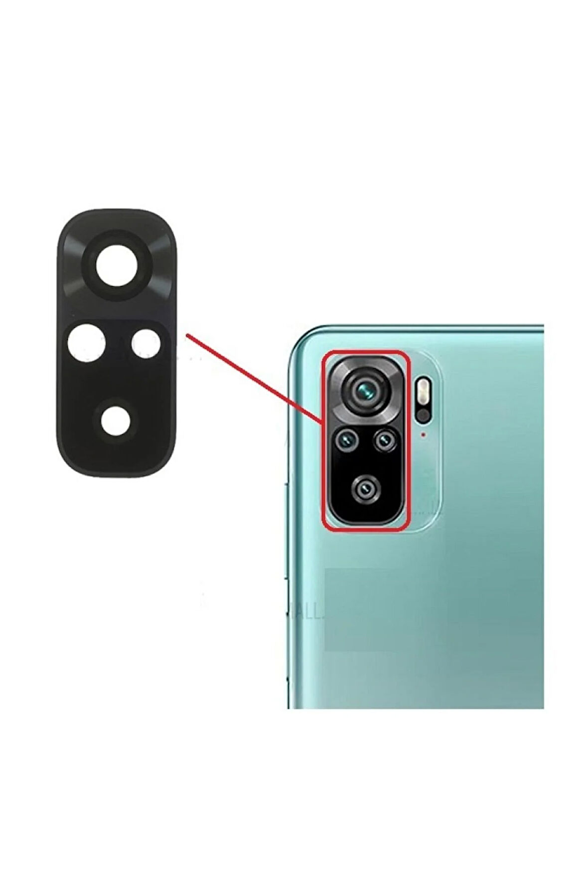 Xiaomi Mi 10 S Uyumlu Kamera Camı