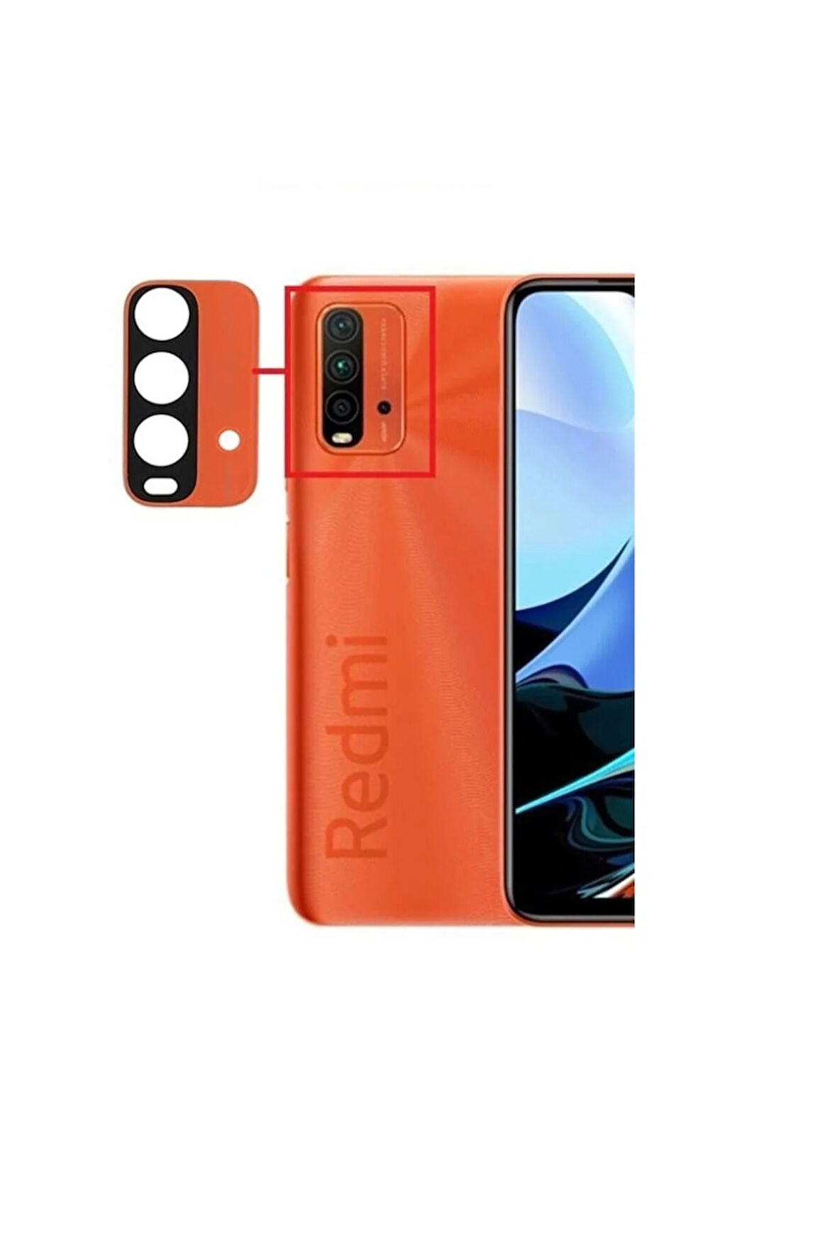 Xiaomi Redmi Note 9 T Uyumlu Kamera Camı