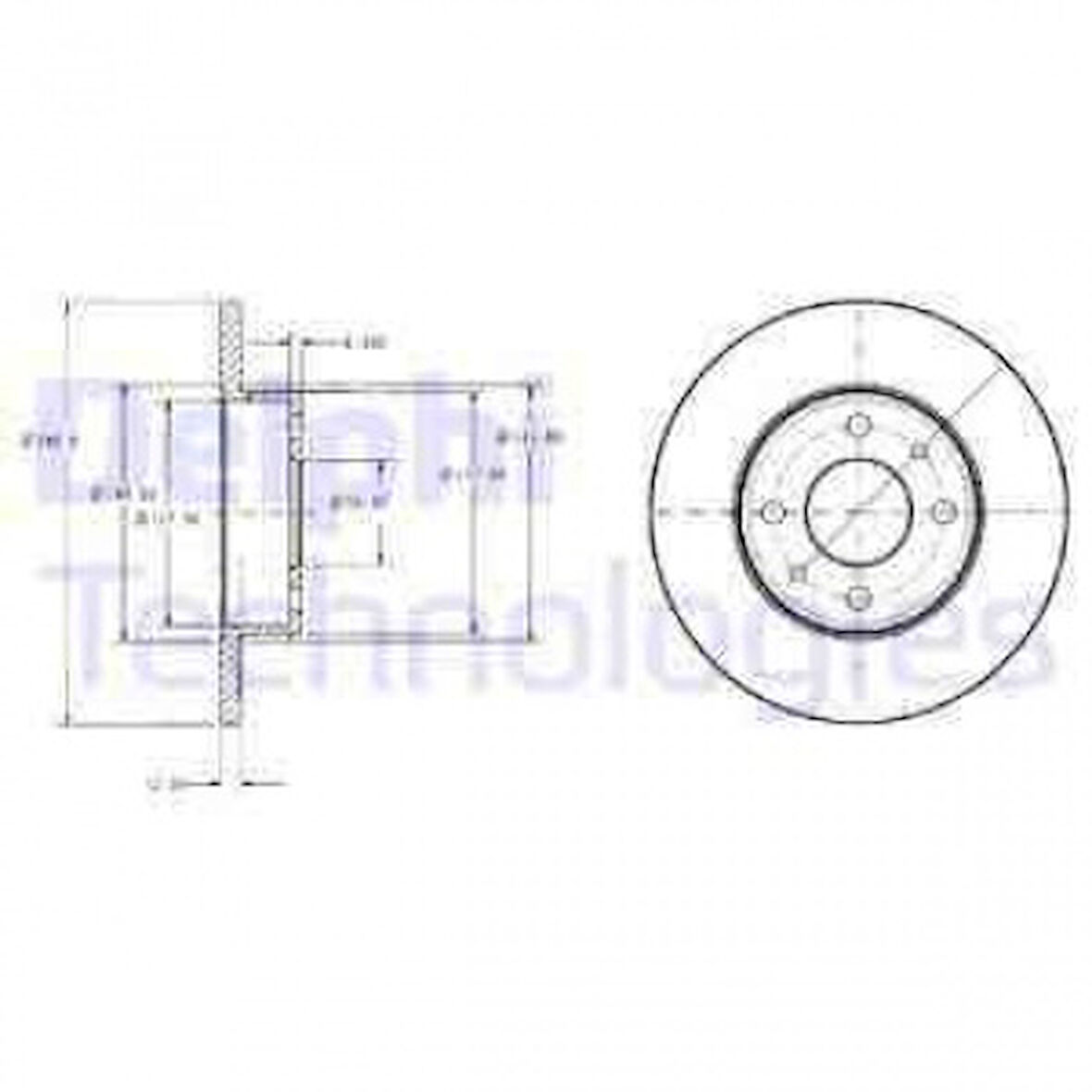 Tofas On Fren Aynası (diski) Uno 1,4 86> - Delphi Bg2313