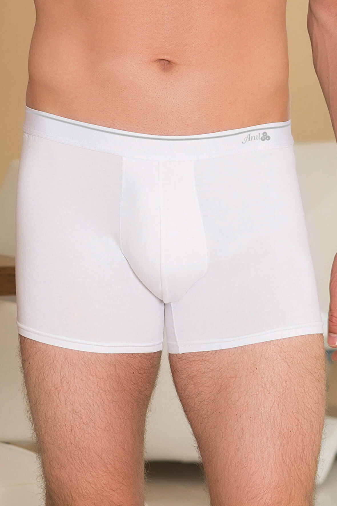 Erkek Pamuklu Geniş Bel Lastikli Klasik Bokser (0066) MAN0066