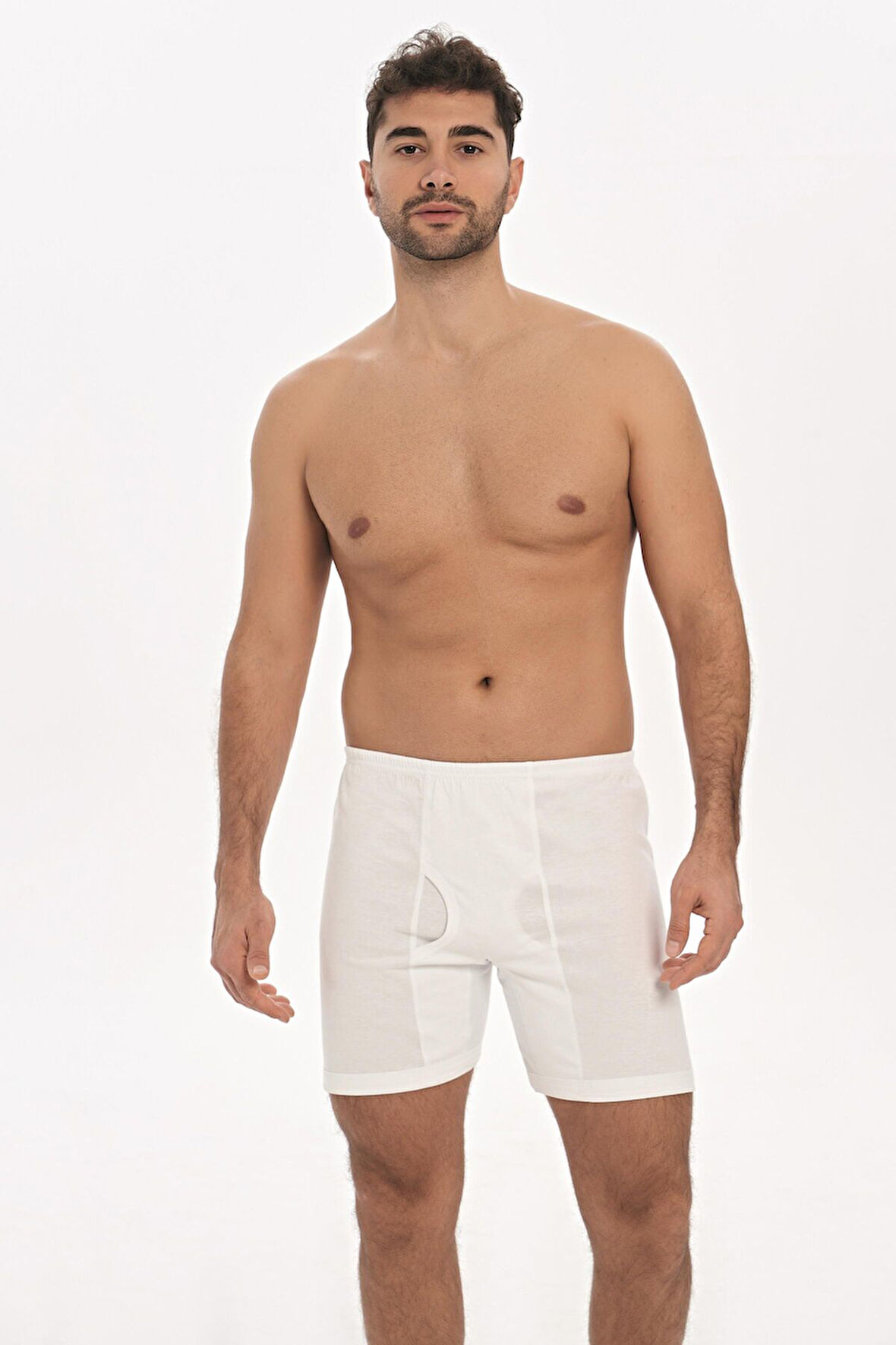 Erkek Pamuklu Klasik Uzun Paça Bokser (0017) MAN0017