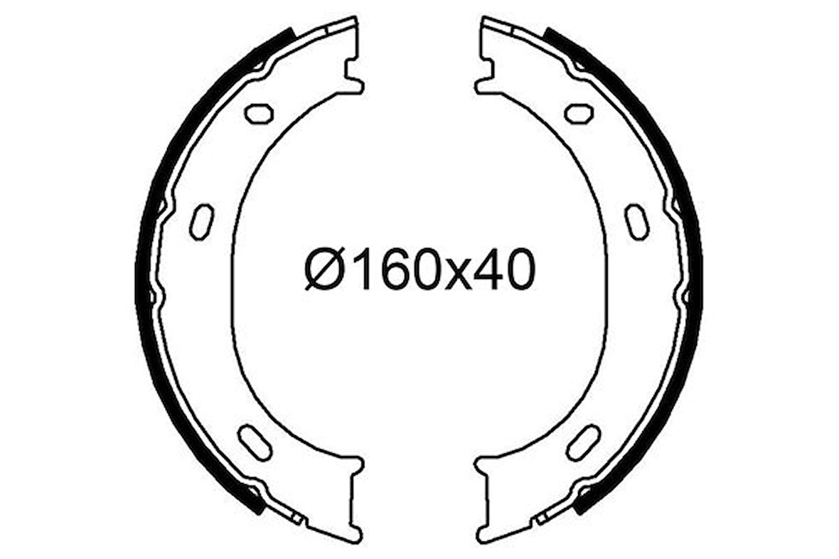 Mercedes Arka Fren Pabuclu Balata Lt 28 35 46 Sprinter 901 902 903 904 95>06 - Valeo 564269