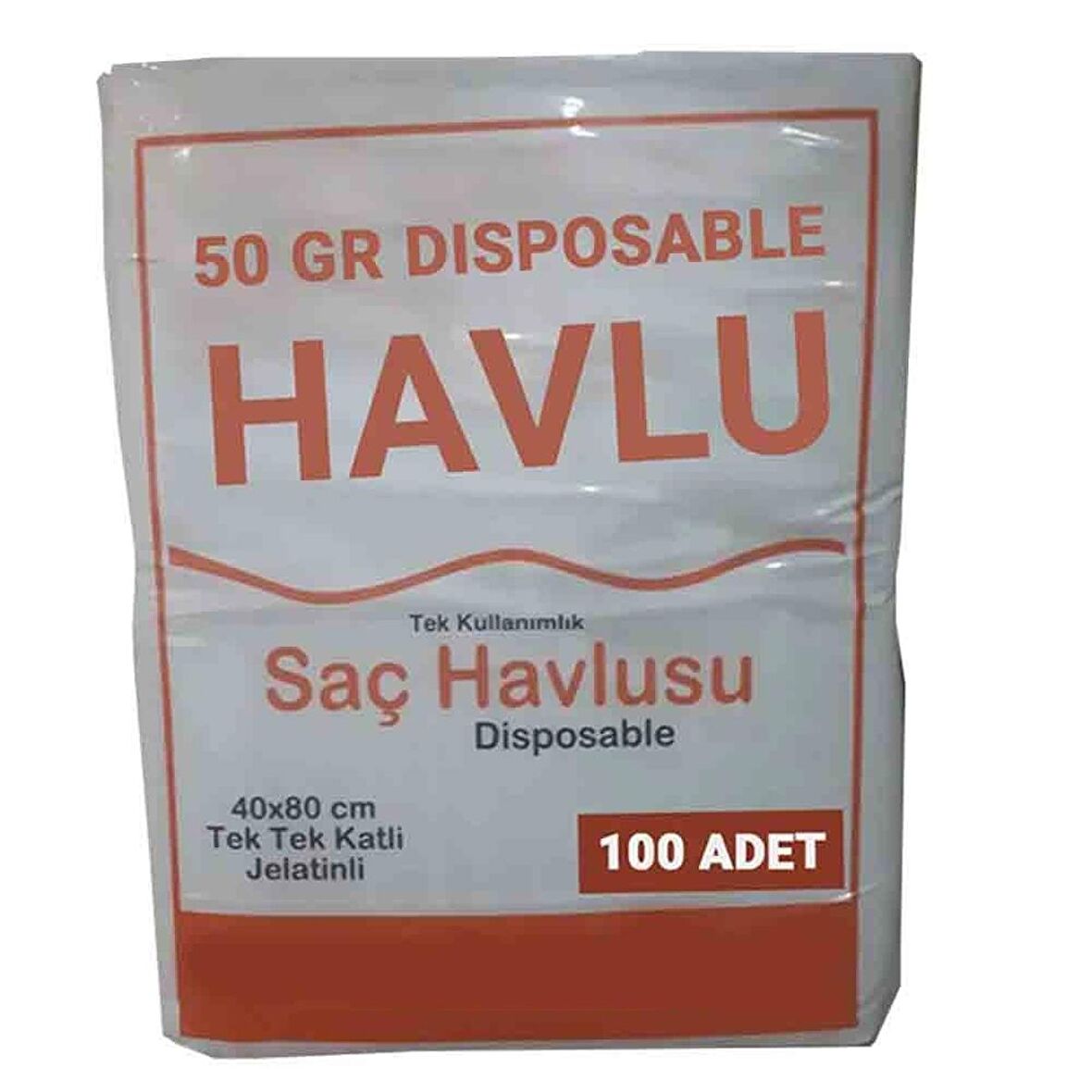 500 Adet Tek Kullanımlık Otel Buklet Sauna Kuaför  Saç Baş Spor Salonu Seyahat Havlusu 50 Gr 40×80