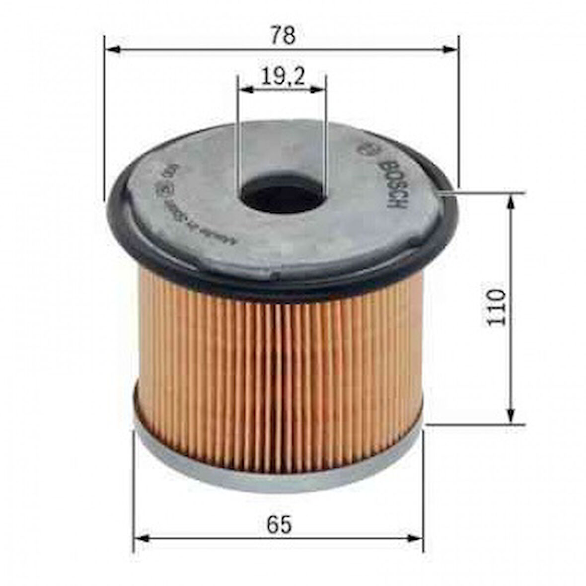 Ford Yakıt Filtresi - 100/115/125 Ps - Bch F026402007