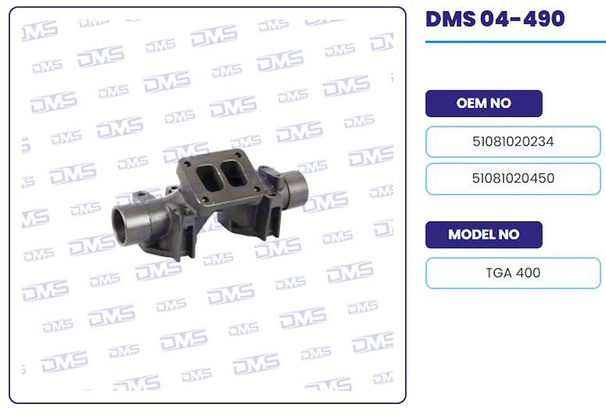 Man Truck Egzoz Manıfoldu Orta Man Tga 400 - Demosan 04-490