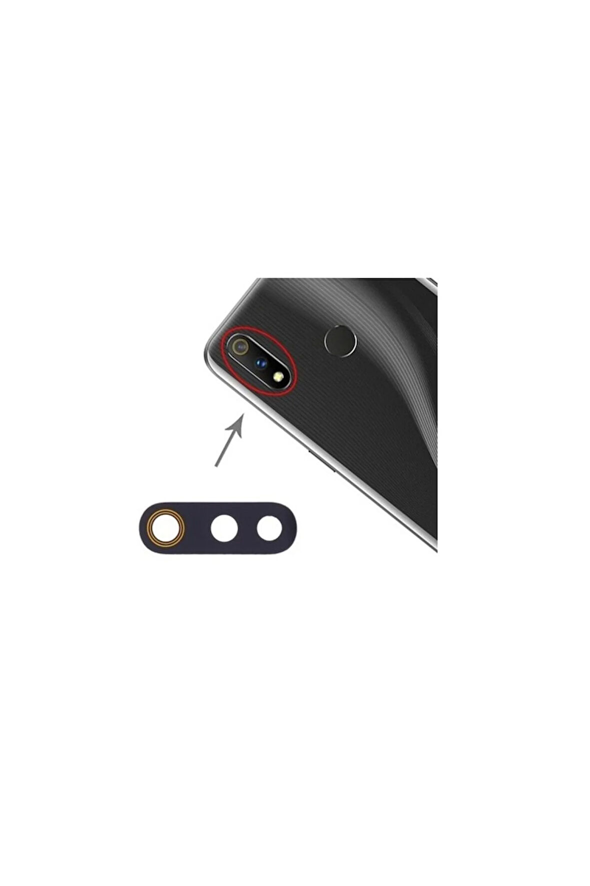 OPPO REAL ME 3 Pro Uyumlu Kamera Camı
