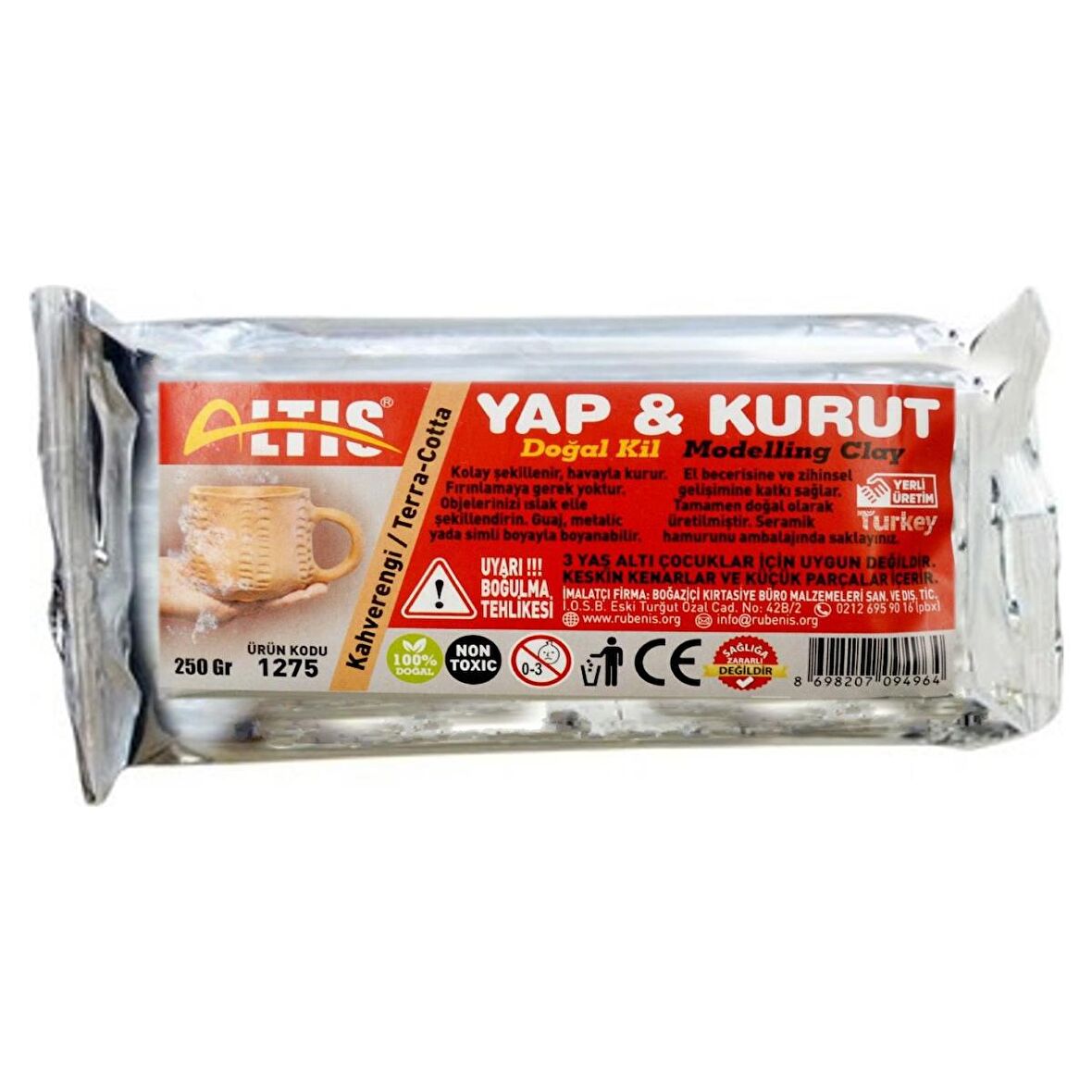 Altıs 250 Gr Yap & Kurut Kahverengi Kill