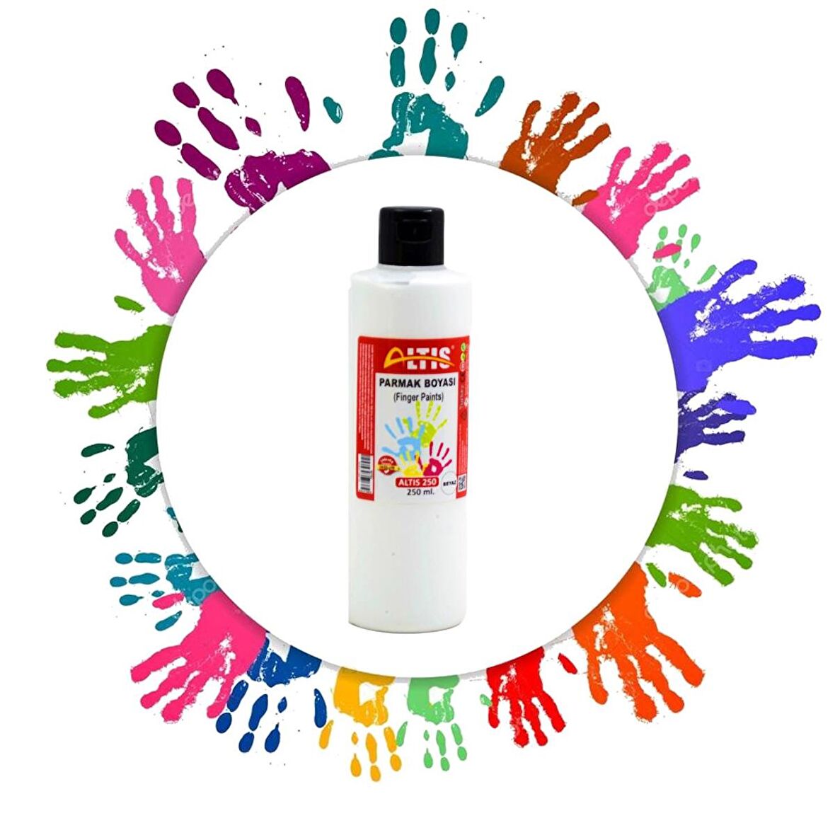 Altıs Parmak Boyası 250 ml. Renk Seçenekli 