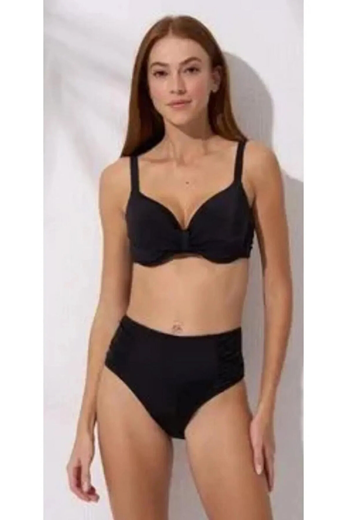Pierre Cardin Kapli Toparlayıcı Bikini Takım Siyah 241251