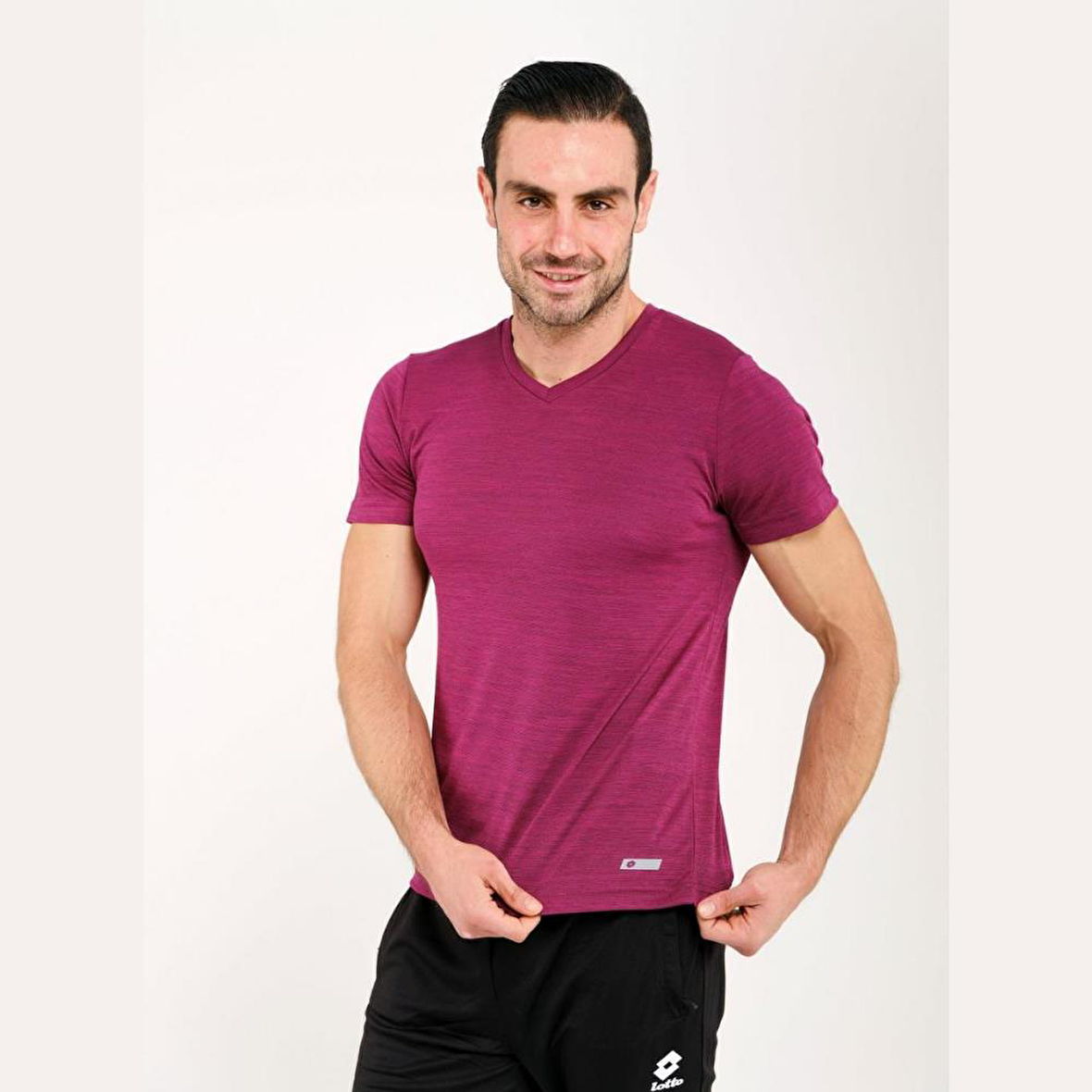 Lotto Erkek Bordo T-shirt W1113