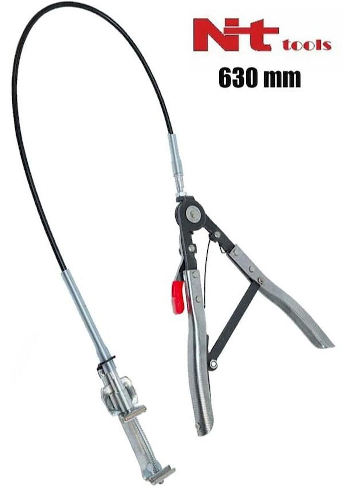 NT Tools Uzun Esnek Boyunlu Hortum Kelepçe Pensesi 630 mm NT7016