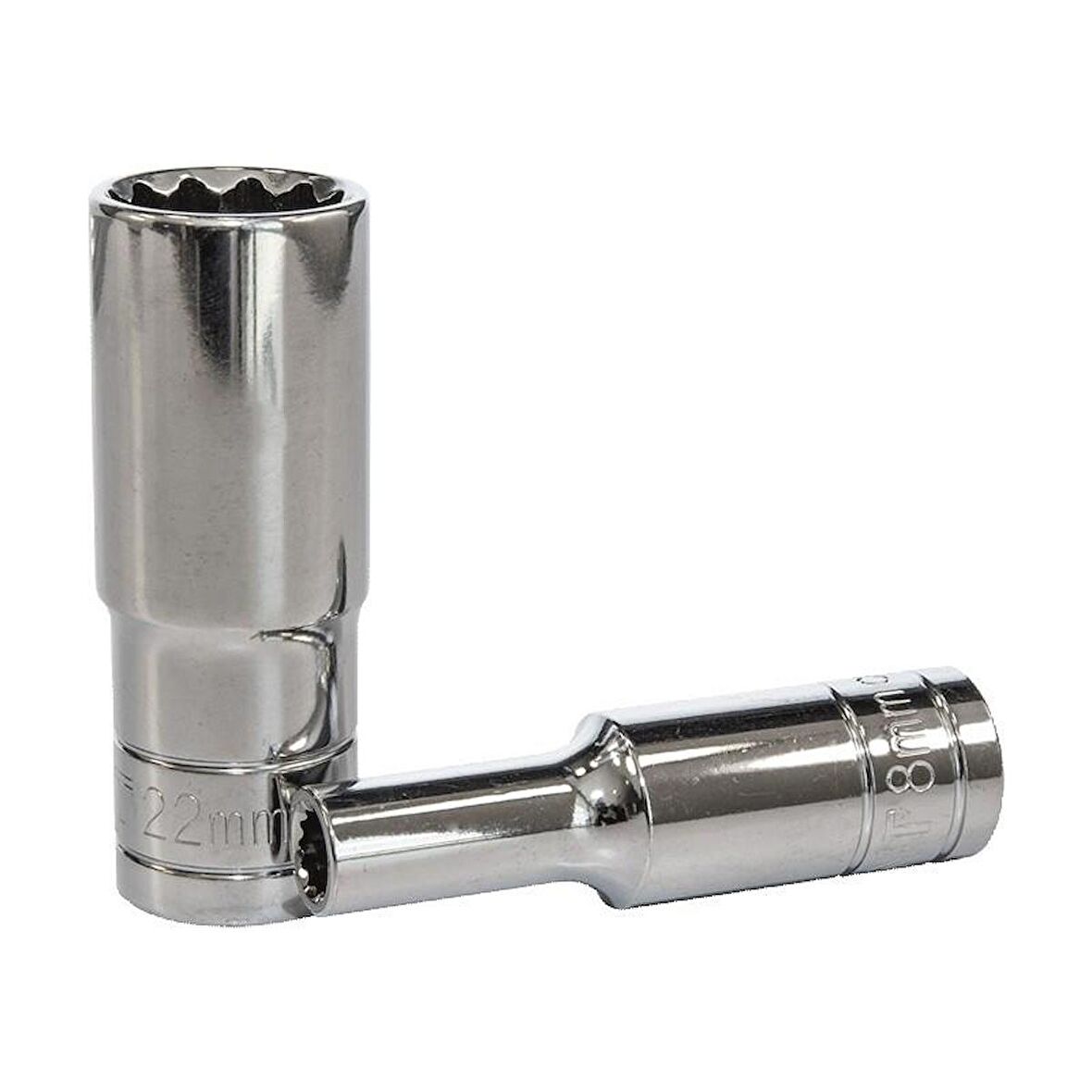 NT Tools 8 mm. 1/2" Uzun Yıldız Lokma Anahtar NCL12TU08