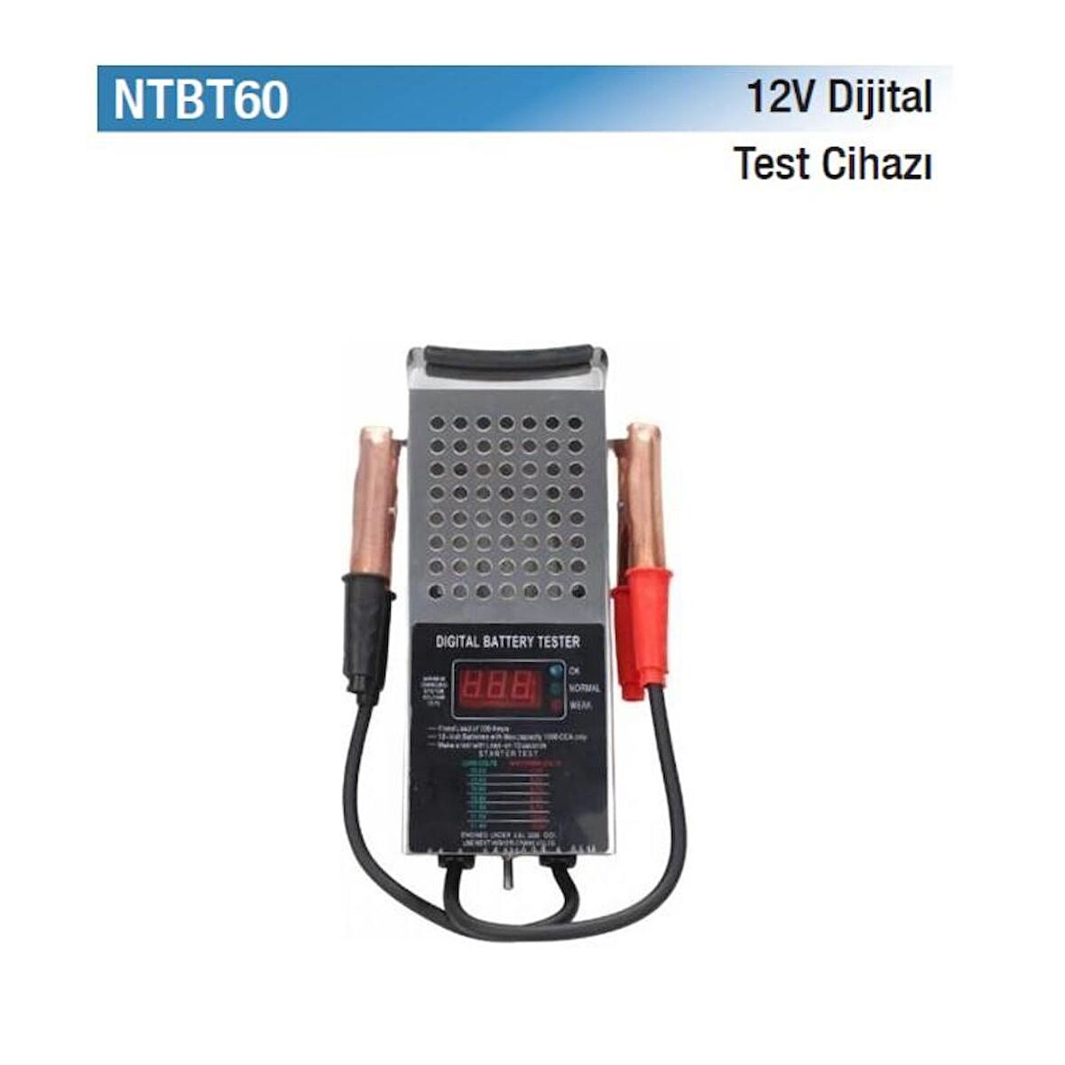 NT Tools 12V Dijital Akü Test Cihazı NTBT60