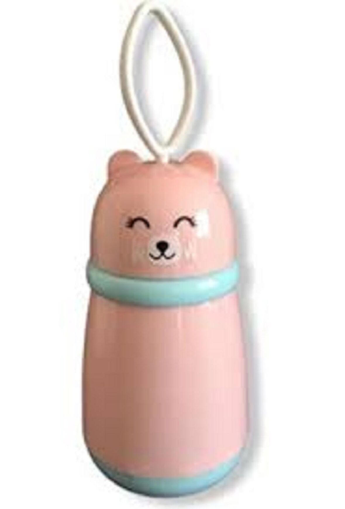 Tohana Panda Figürlü  Cam Matara 380 Ml   Pembe