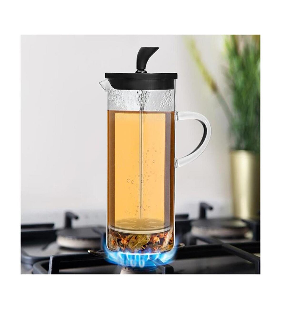 CAMBU BOROSİLİKAT 600 ML FRENCH PRESS 