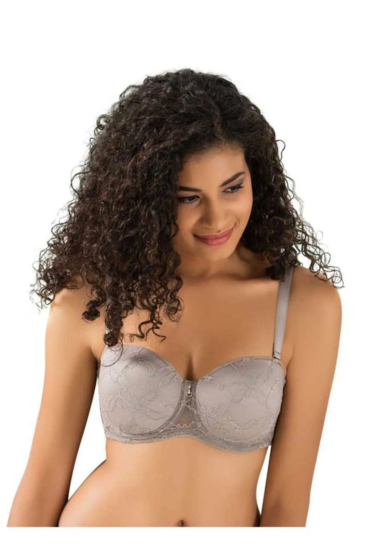 Lejardin Kadın Toparlayıcı Sütyen Dantel Kaplı Puff Cup Selena