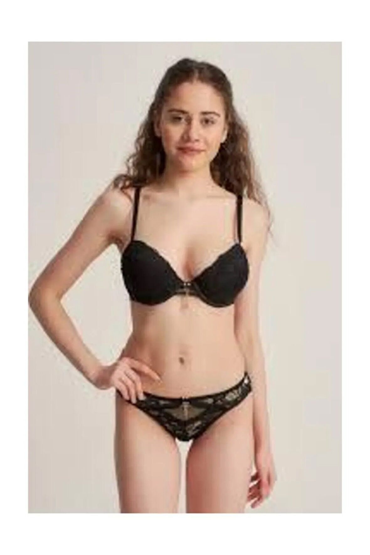 Le Jardin 5040 Silikonlu Taşlı Sütyen Takım