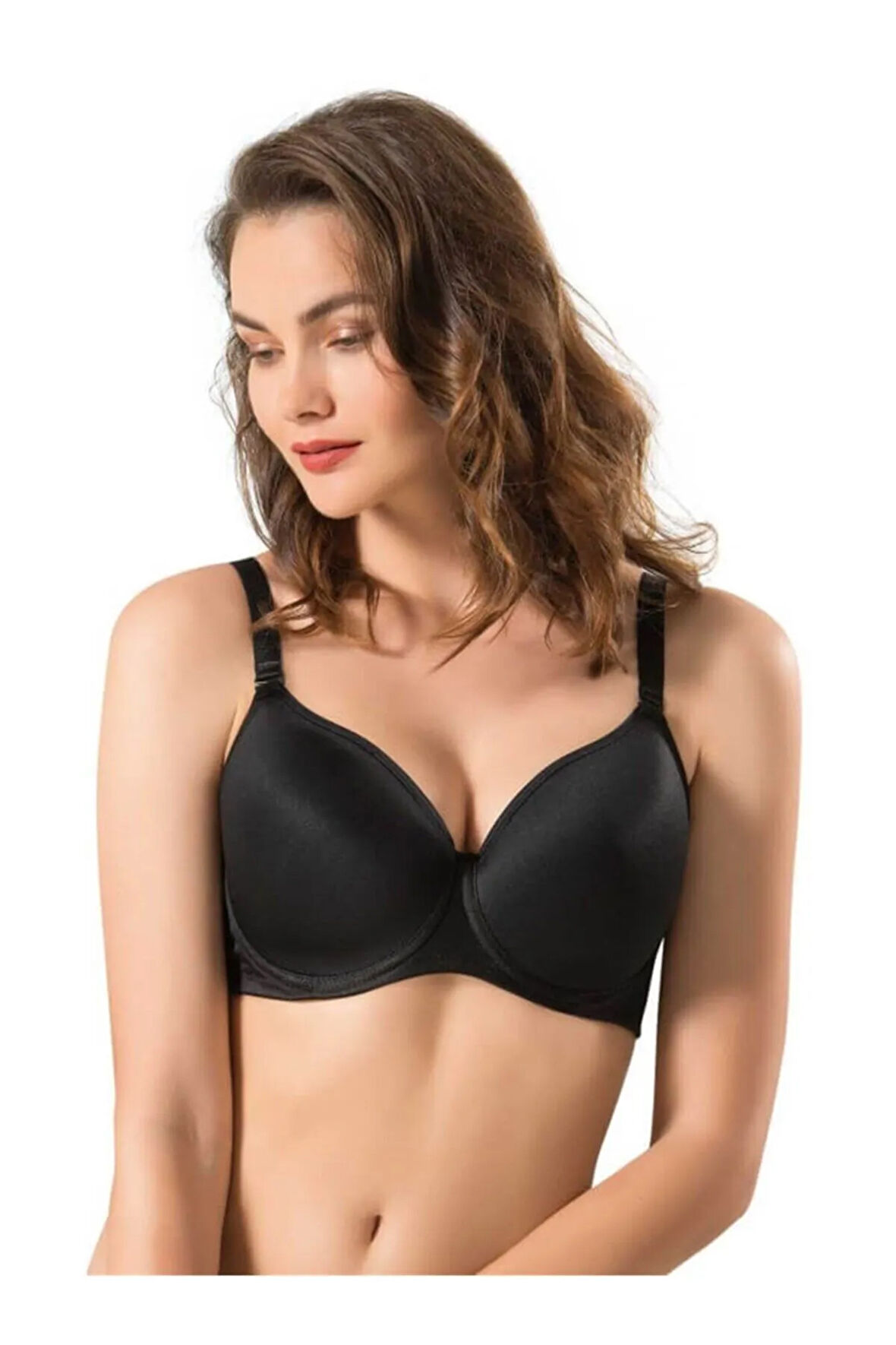 Kadın Siyah B Kap Soft Sütyen 9100