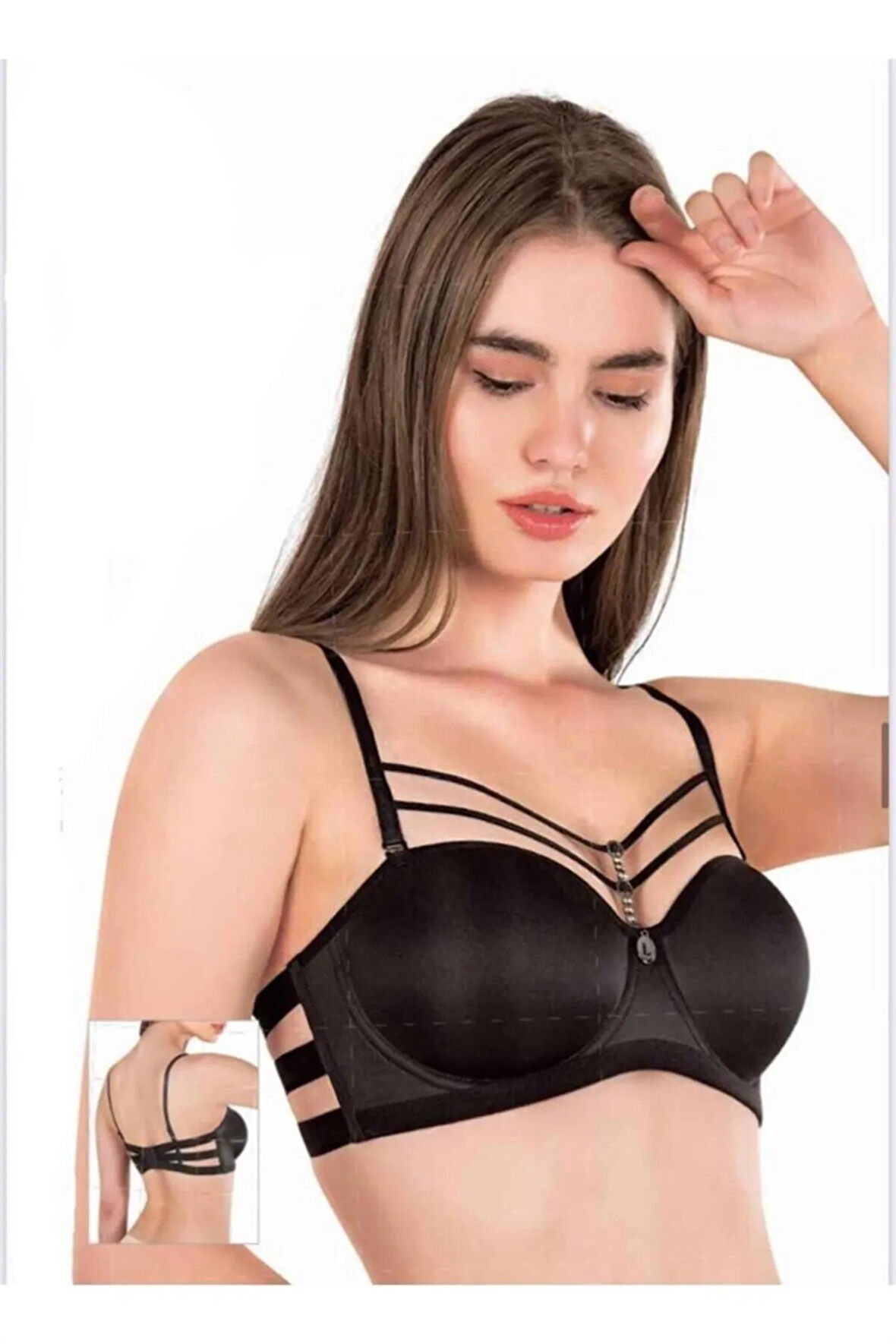 7014 Jade Basıc Cup Sütyen Siyah