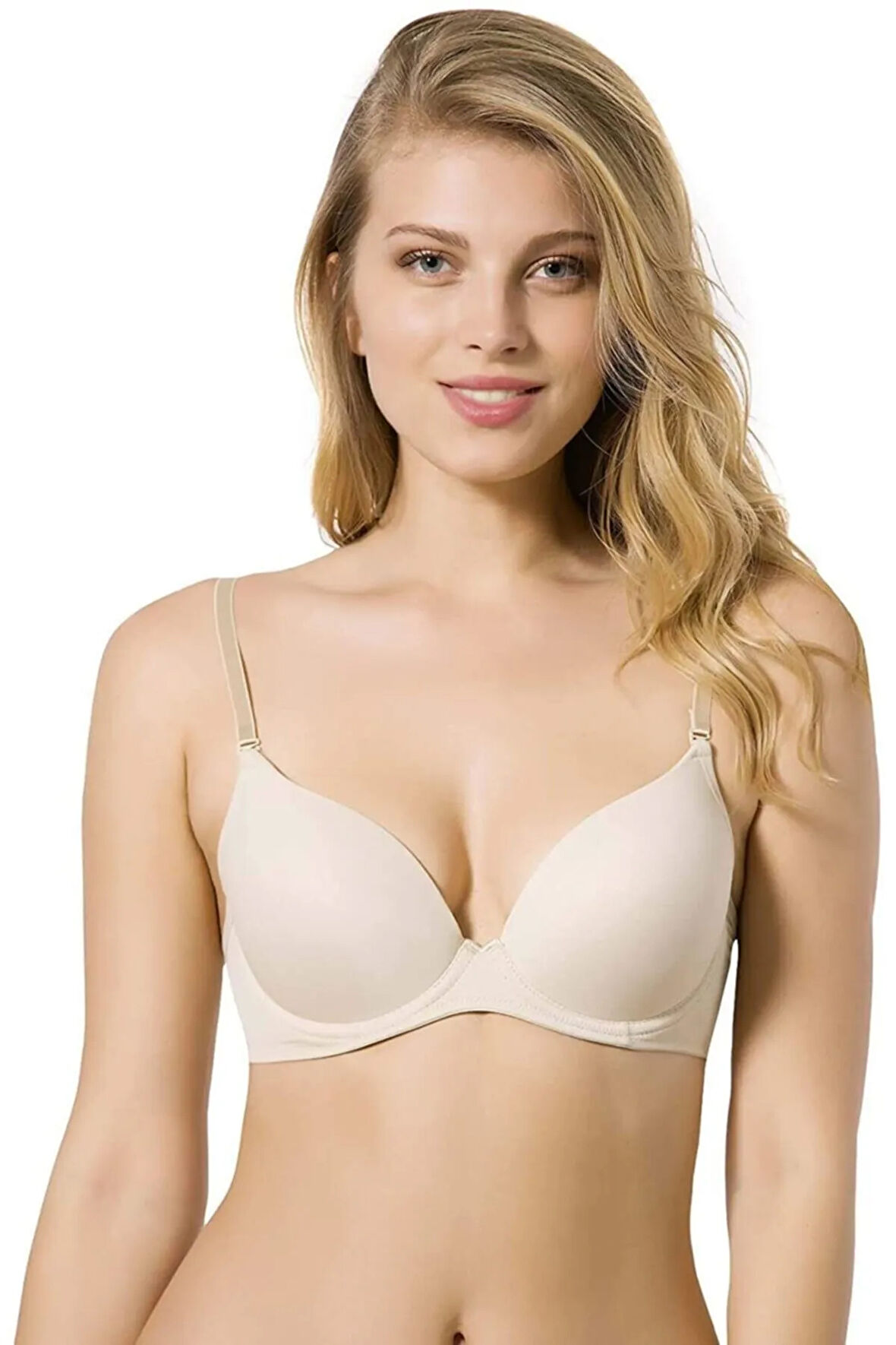 Kadın Ten Belle Desteksiz Sütyen 7010