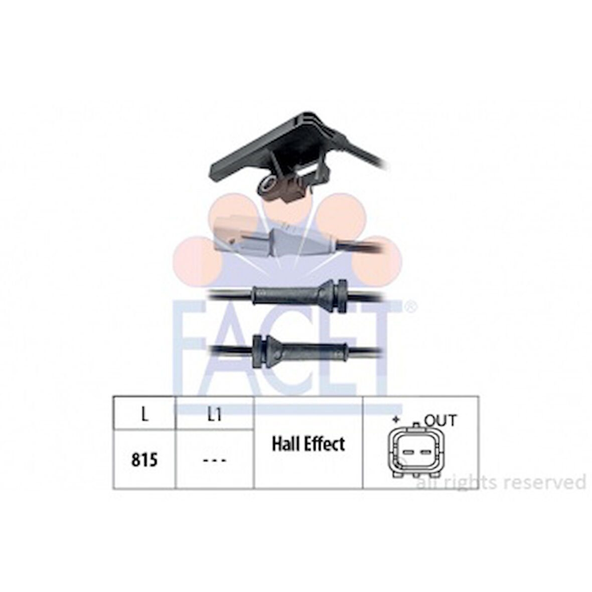 Psa Abs Kablosu Sensoru Arka Sag Sol 307 C4 1.6 2.0 01> - Facet 21.0027