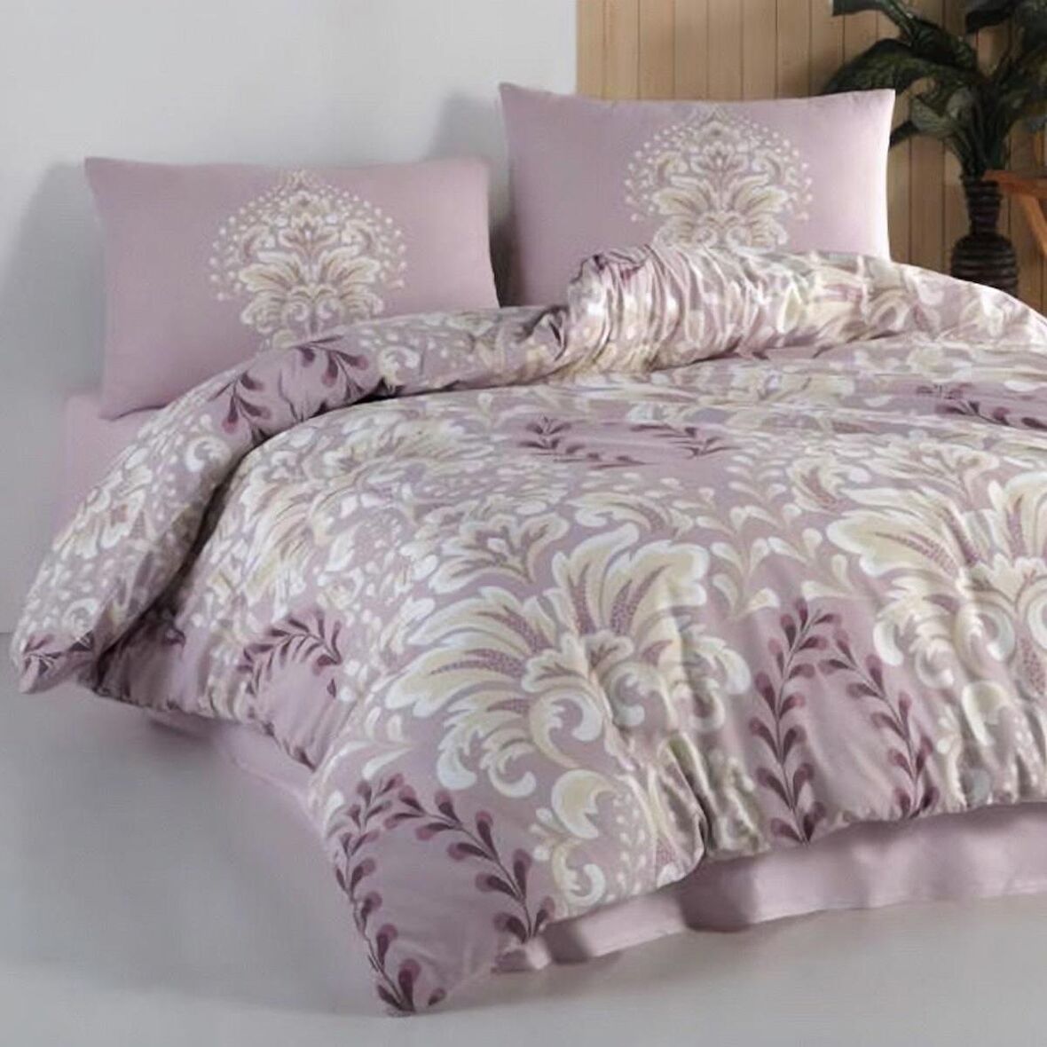 Kristal Çift Kişilik Ranforce Nevresim Takımı Alaçatı