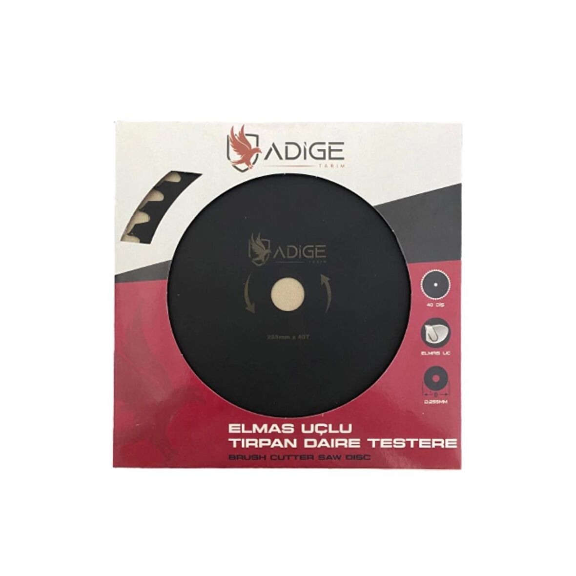 Adige Elmas Uçlu Daire Testere 255mm X 40T (500 Gr)