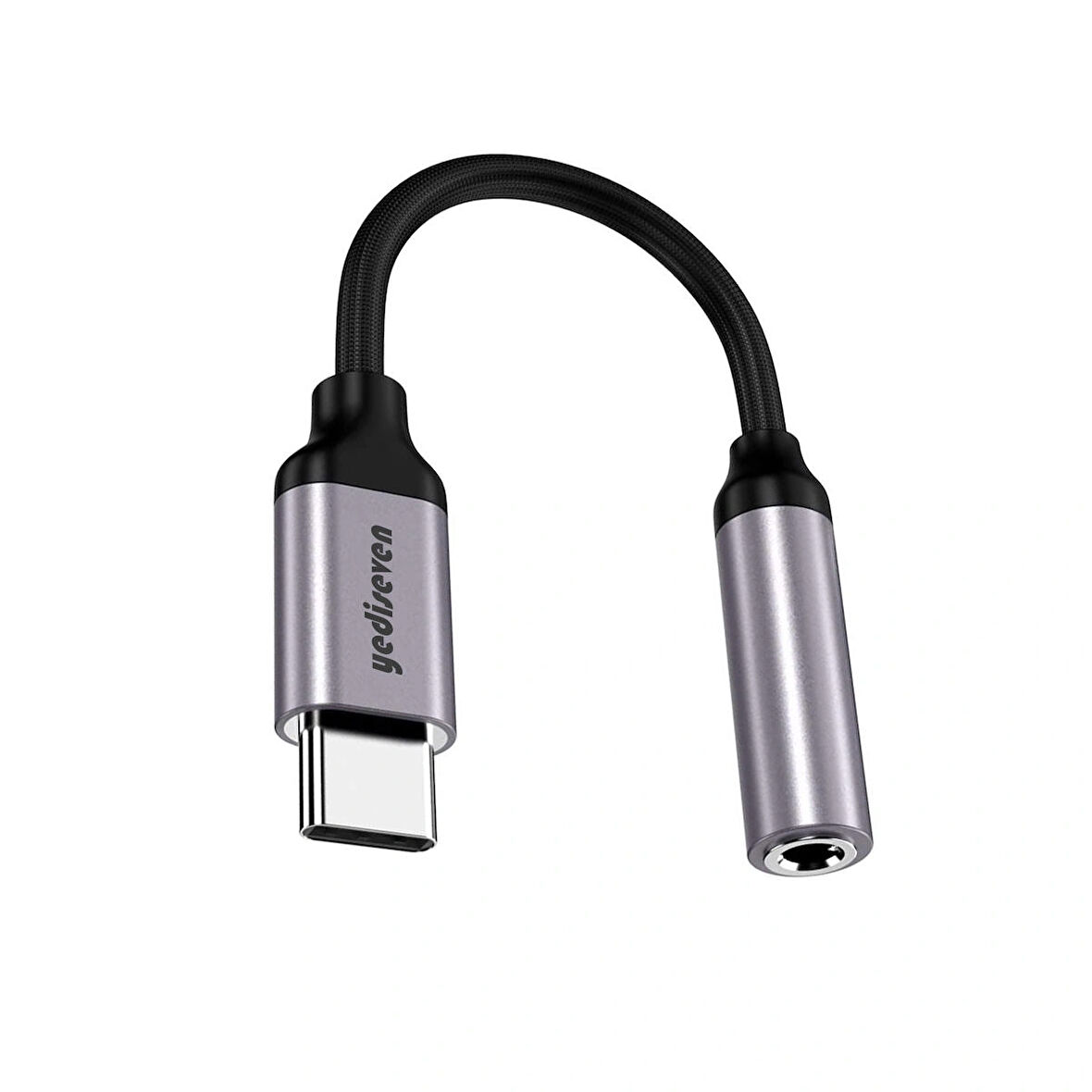 Type C To Aux 3.5mm Jack Kulaklık Dönüştürücü Type-C Telefon Tablet Uyumlu Adaptör