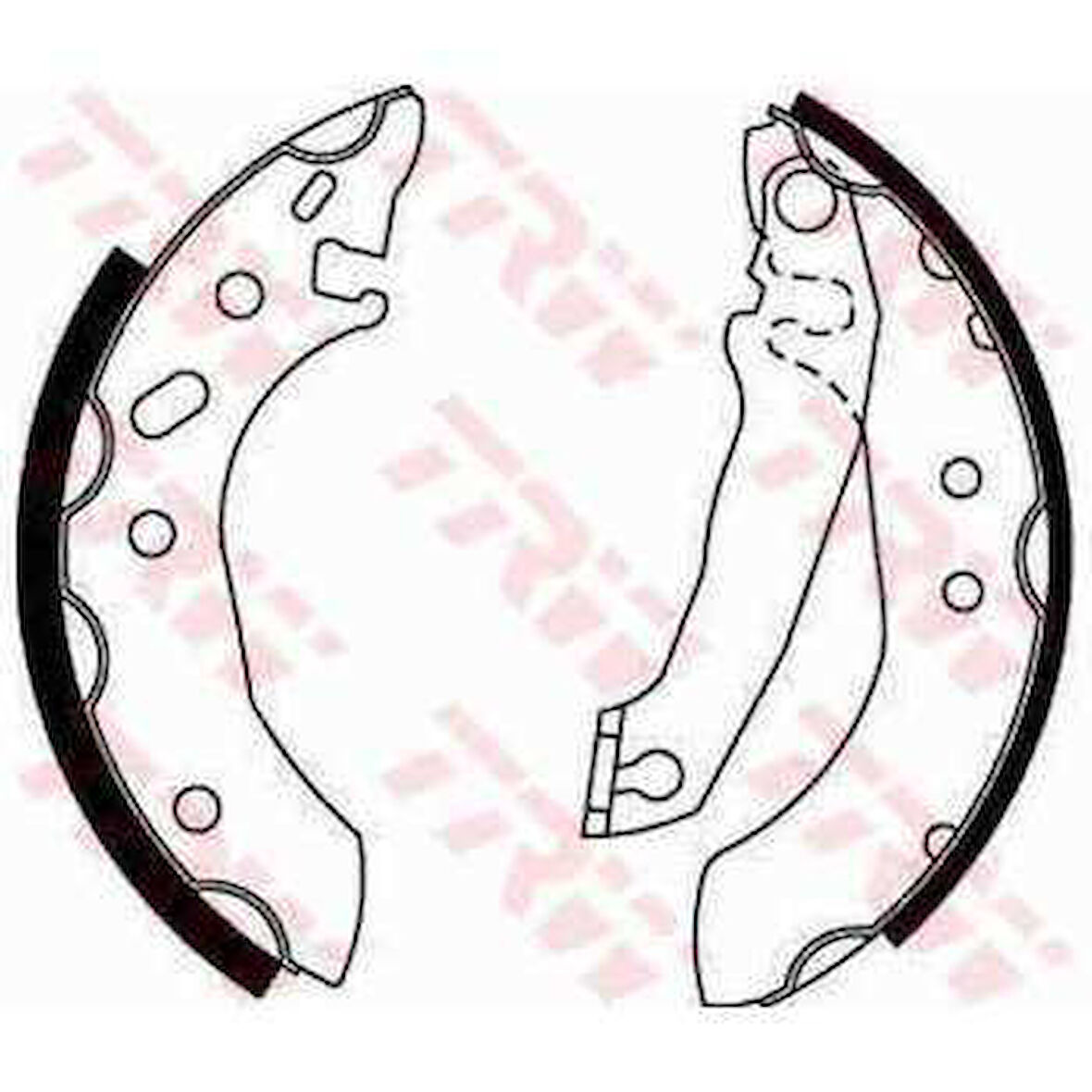 Ford Arka Fren Balatası Takım (pabuc) Escort V / VI / VII 1,3 / 1,4 90>99 Orıon III 1,3 / 1,4 90>93 Abssı - Trw Gs6253