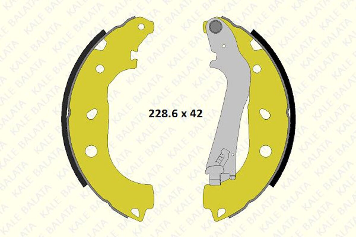 Fiat Arka Fren Balatası Pabuc Doblo 1,3 Multıjet - Kale B 686 0460 44 P Kf23