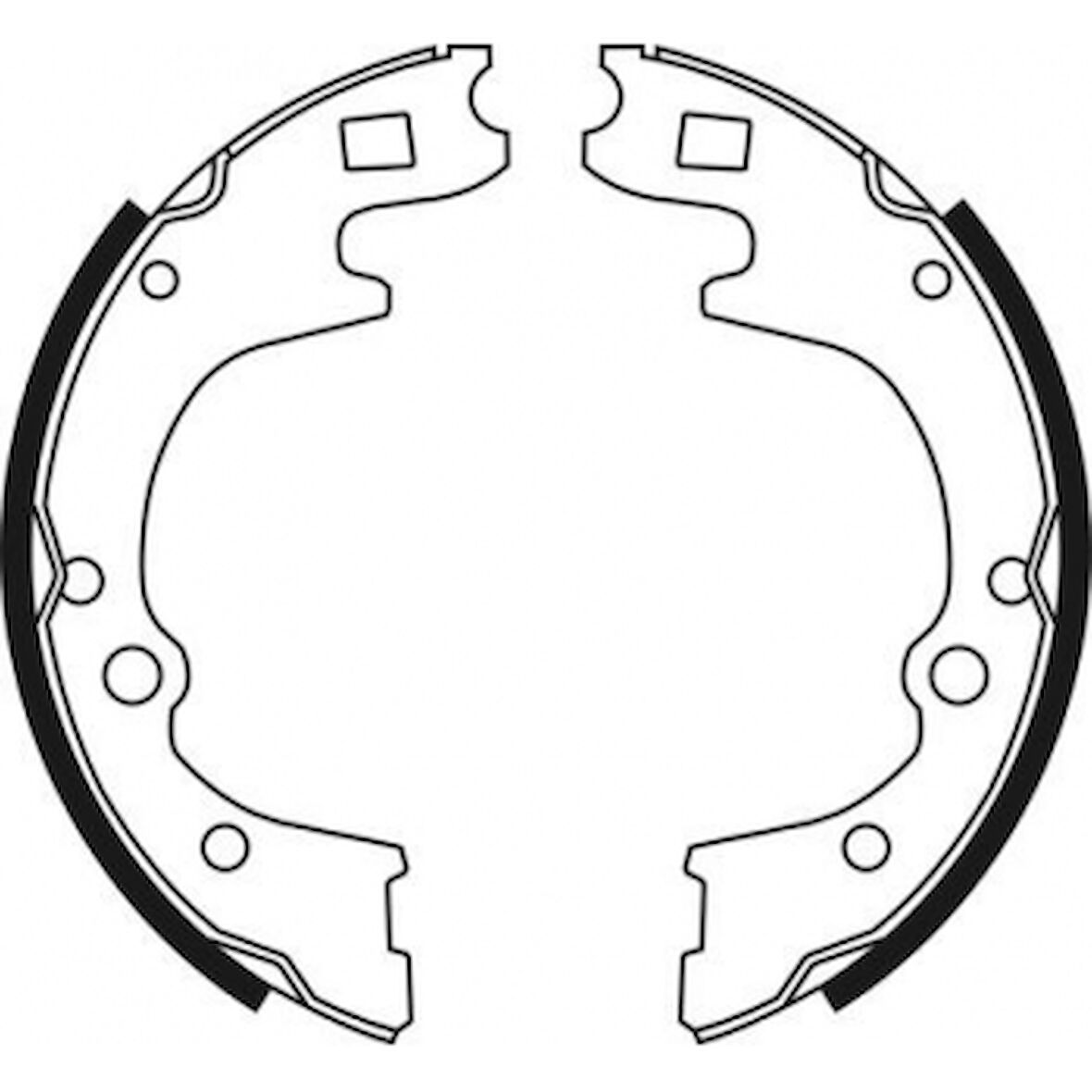 Kia Arka Fren Balatası Pabuc Kia Besta 2.2 - Braxıs Ac0029