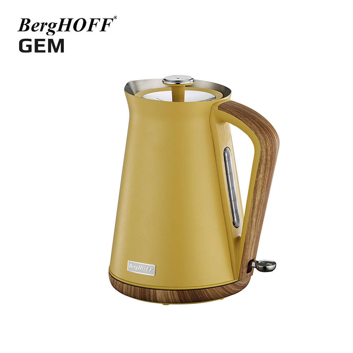 BergHOFF GEM NATURAL 1.7 Litre Sarı Su Isıtıcısı