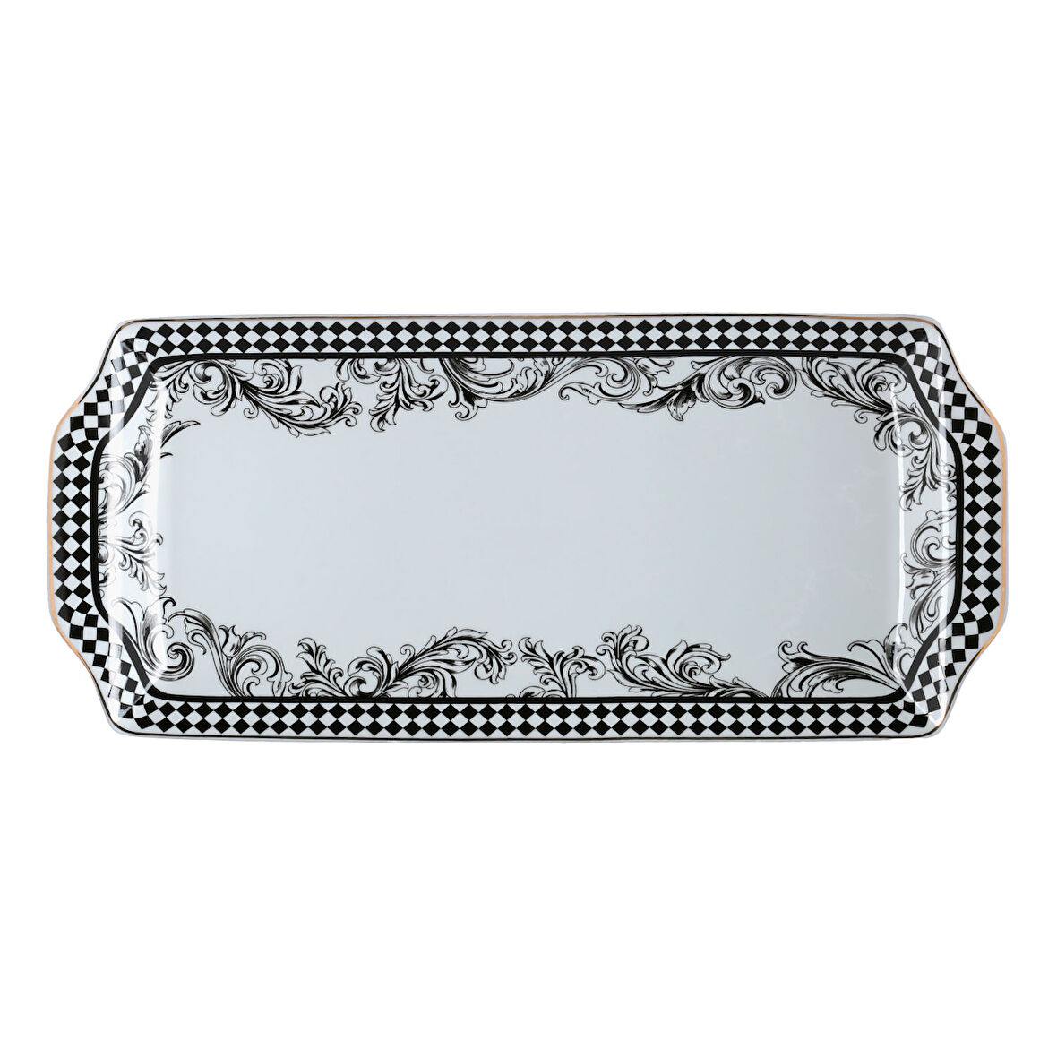 Lucky Art Margery Bone Desenli Baton Tabak 36Cm