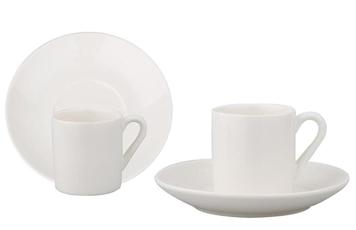 Leıghton 6 Lı Bone Kahve Fincan Seti