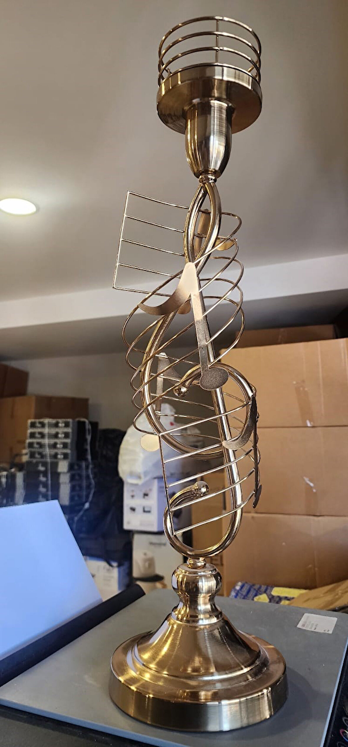 NOTA FİGÜRLÜ MÜZİK ŞAMDAN 60 CM 