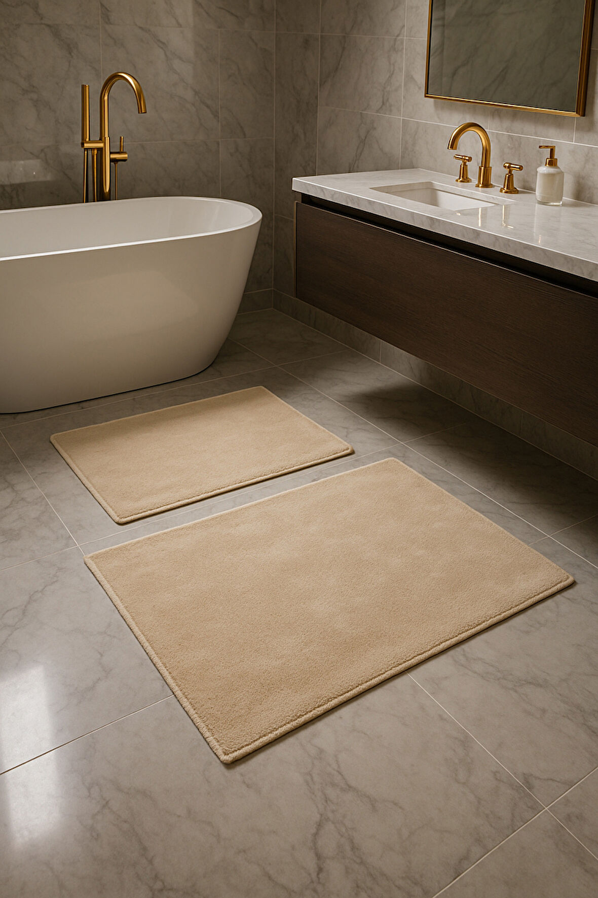 Özdilek Post Paspas Takımı Bej