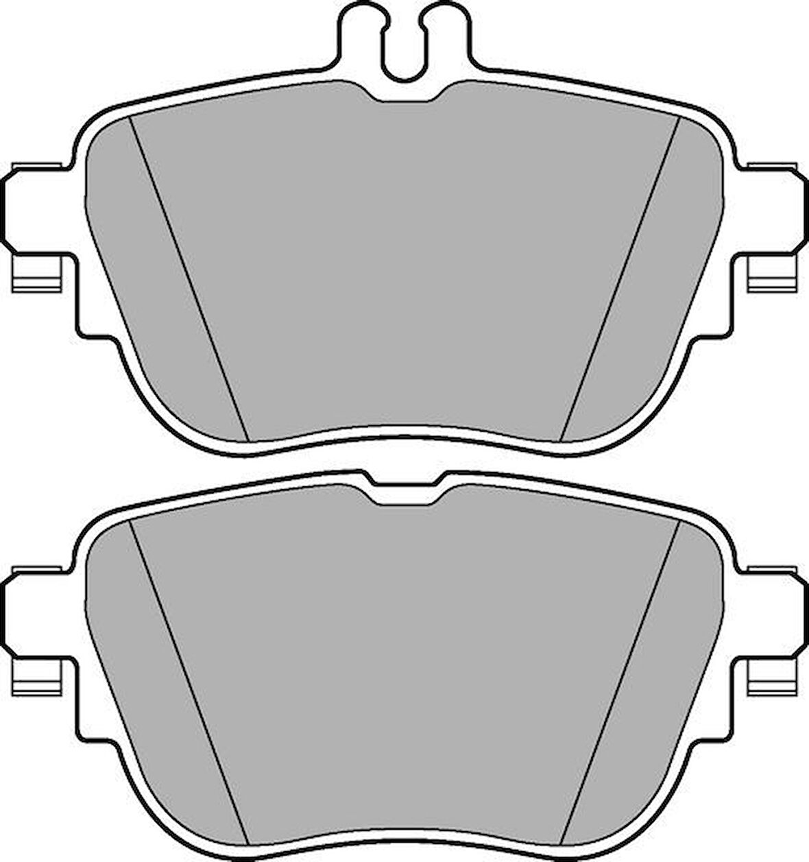 Mercedes Fren Balatası Arka C257 18> W213 16> S213 16> C238 16> A238 17> - Valeo 671309