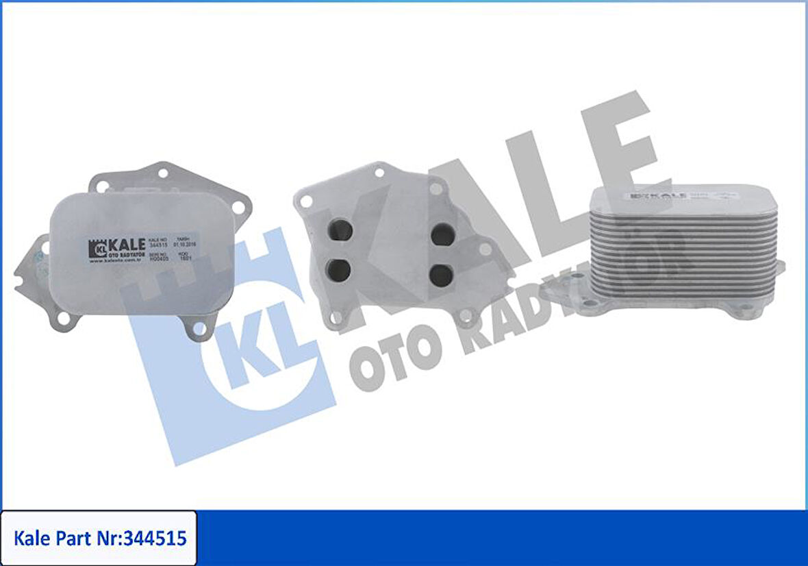 Ford Yag Sogutucu Petek P107 P206 P307 C1 C2 C3 Dv4 (1,4hdi) P307 P407 Partner II Berlingo II 1,6hdi Fies - Kale 344515