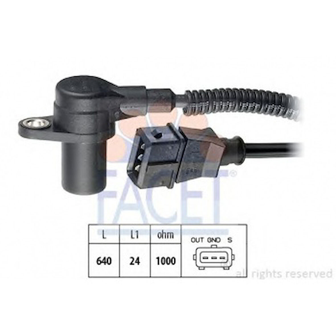 İveco Ticarı Motor Krank Devir Sensoru Ducato 94>06 Daıly II 01>06 - Facet 9.0301