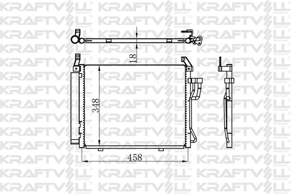 Hyundaı Klima Radyatoru Komple Hyundaı İ10 2008> - Kraftvoll 08060171