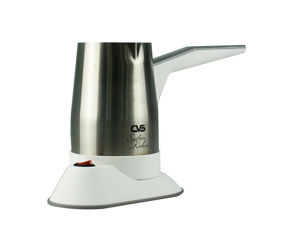 Cvs DN 1918 Sudem Deluxe Elektrikli Kahve Makinesi Beyaz-Gri (Elektrikli cezve)