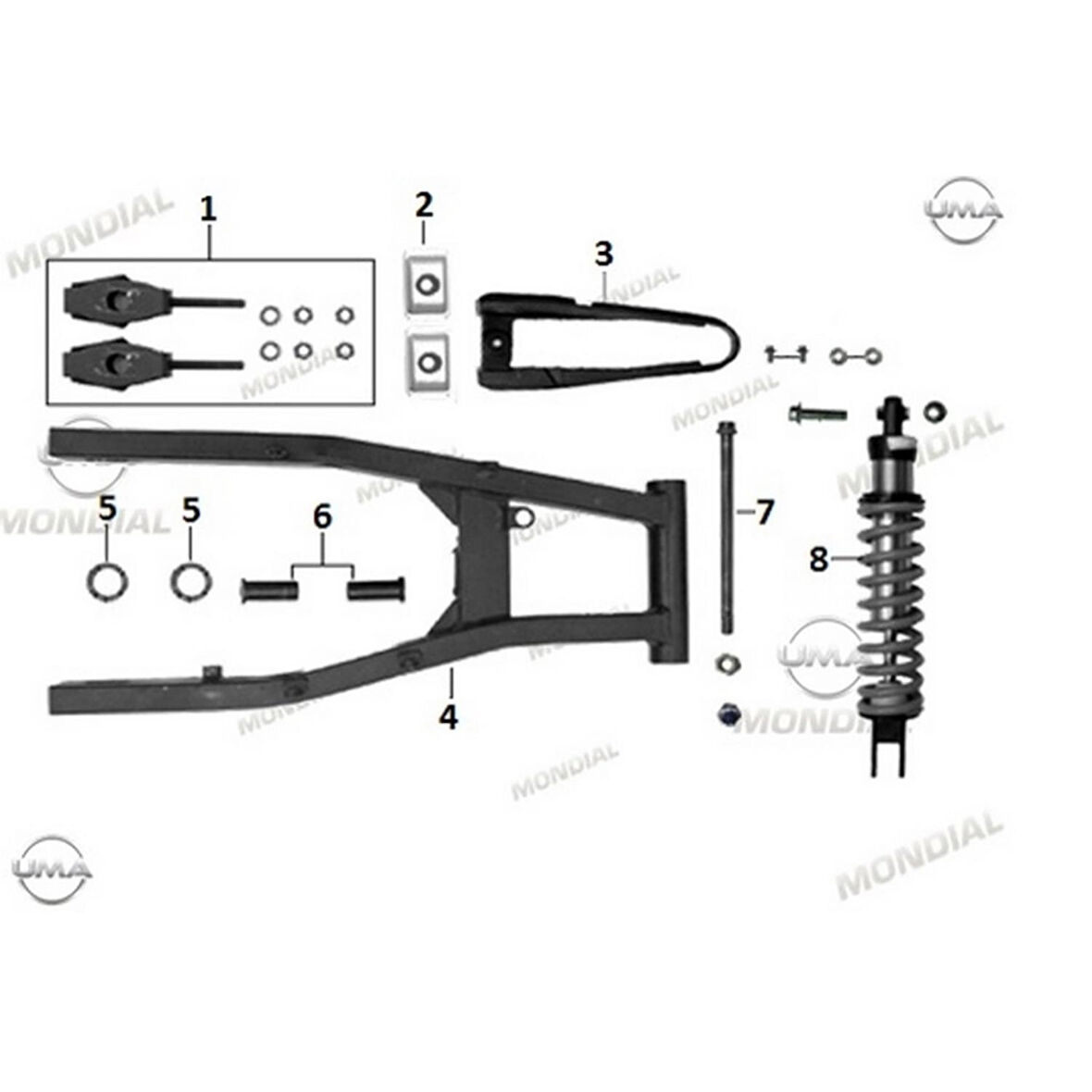 Rx1 Enduro Arka Zincir Gegi Grubu Orj