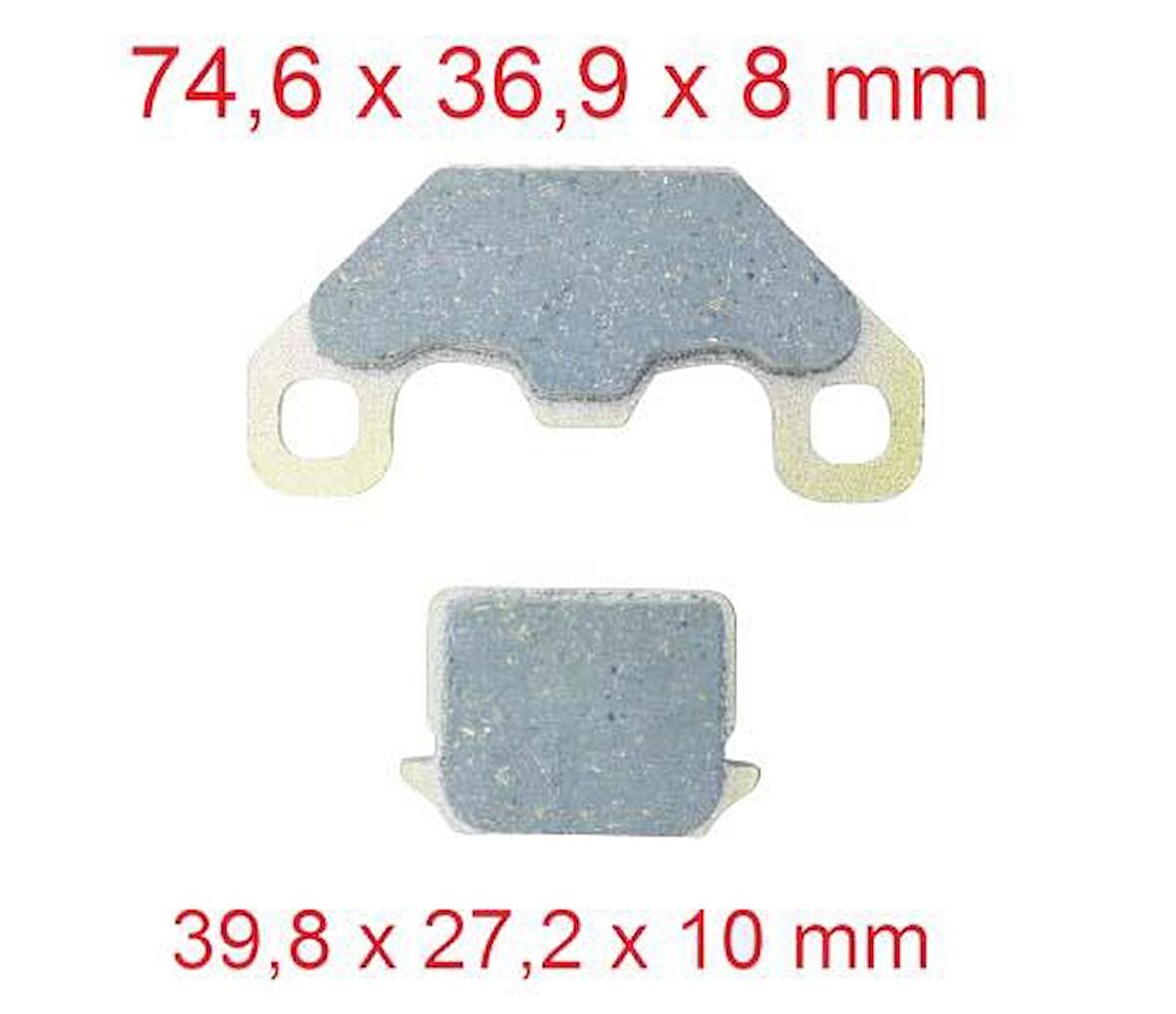 E-bis Yuki Lotus Ön Fren Disk Balatası Tk